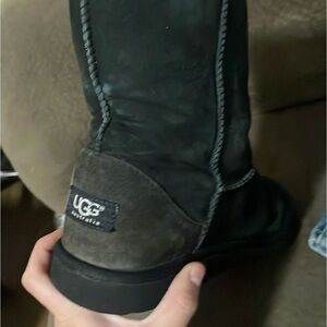 UGG Dark Leather Boots